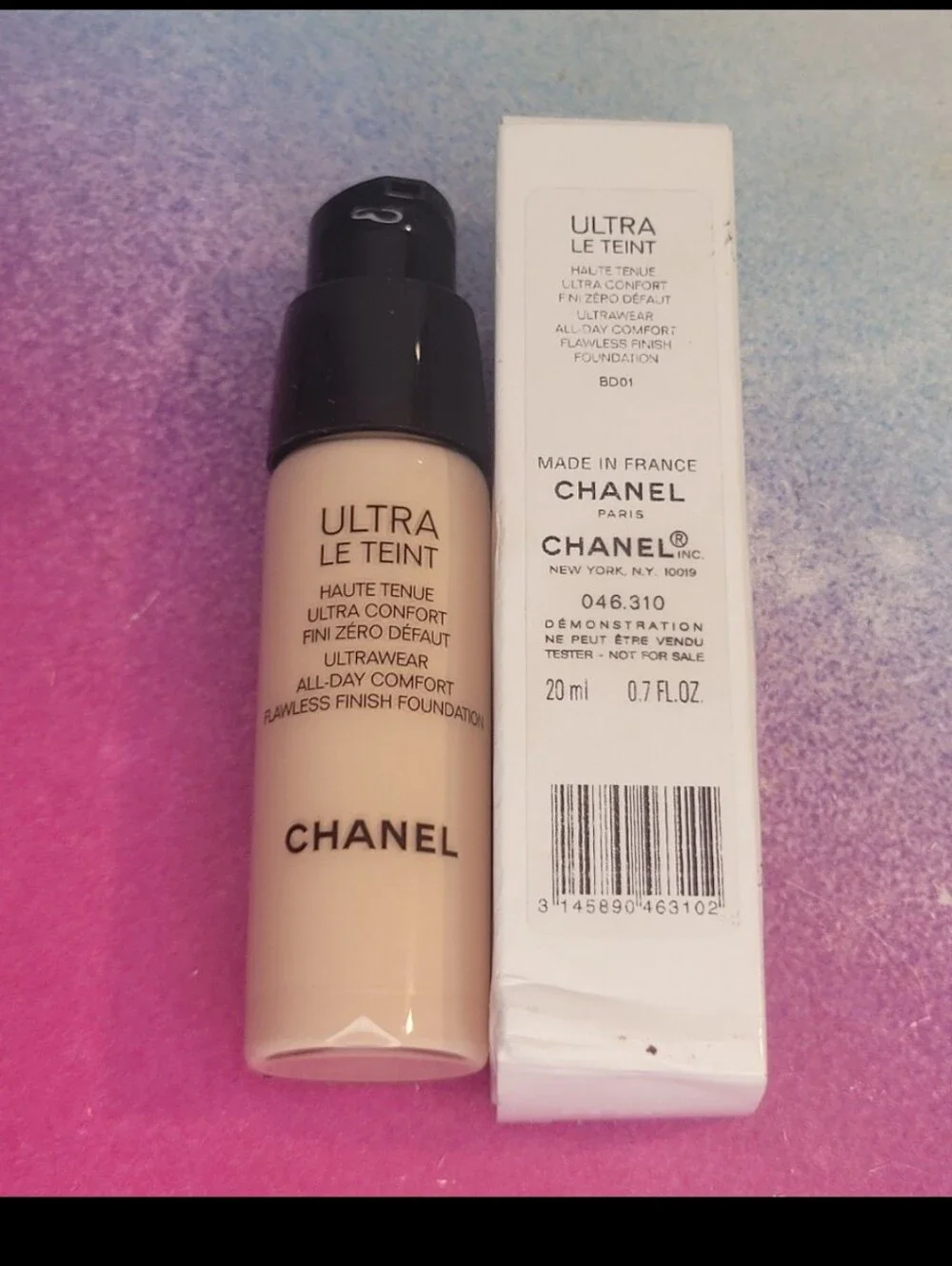 Chanel Ultra Le Teint Flawless Finish Foundation BD01